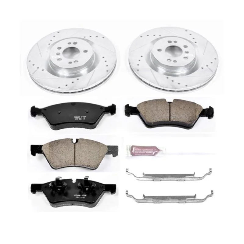 Power Stop Z23 Brake Kit Front fits 55 Mercedes-Benz G55 / 2007 2008 Mercedes-Benz GL320 / 2010-2012 Mercedes-Benz GL350 /...