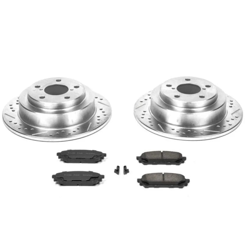 Power Stop Z23 Brake Kit Rear fits 2005 2006 Saab 9-2x / 2004-2008 Subaru Forester / 2006 2007 Subaru Impreza 2.5I / 2003-...