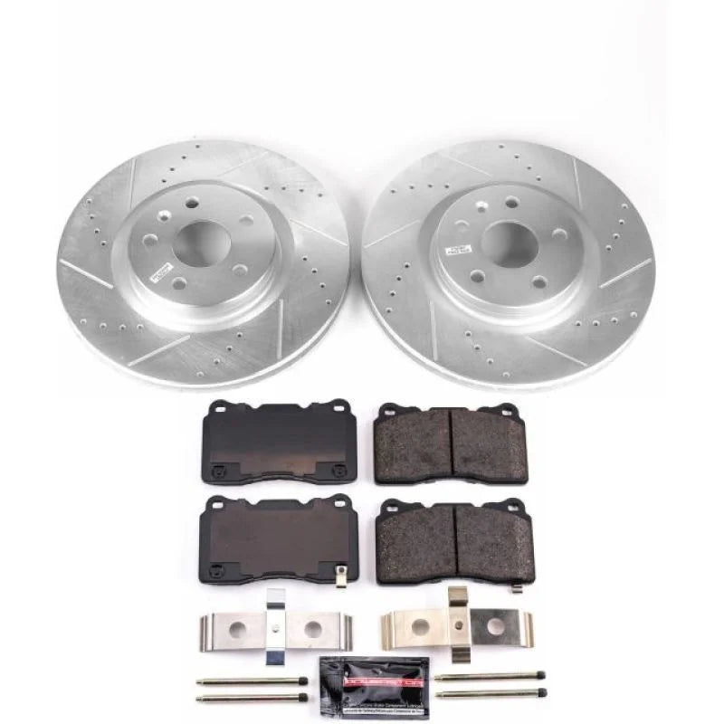 Power Stop Z23 Brake Kit fits 2014-2017 Buick Regal / 2016 2017 Buick Regal SPORT / 2013-2019 Cadillac XTS - Main Product ...