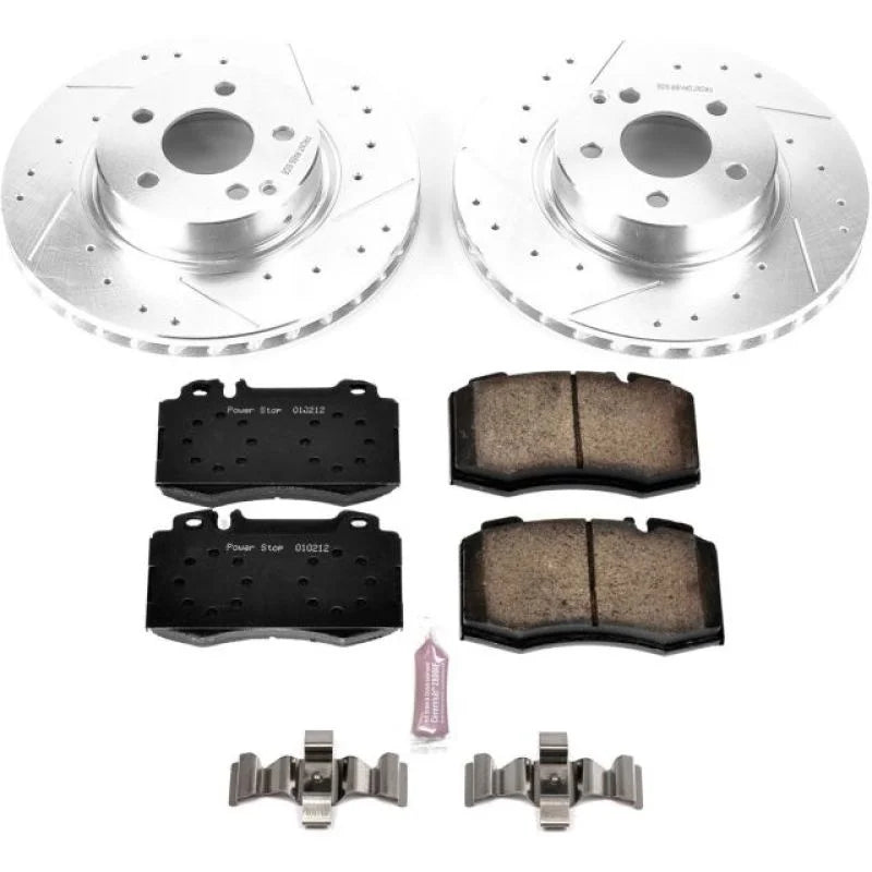 Power Stop Z23 Evolution Sport Brake Kit Front fits 2004-2006 Mercedes-Benz E500 - Main Product View