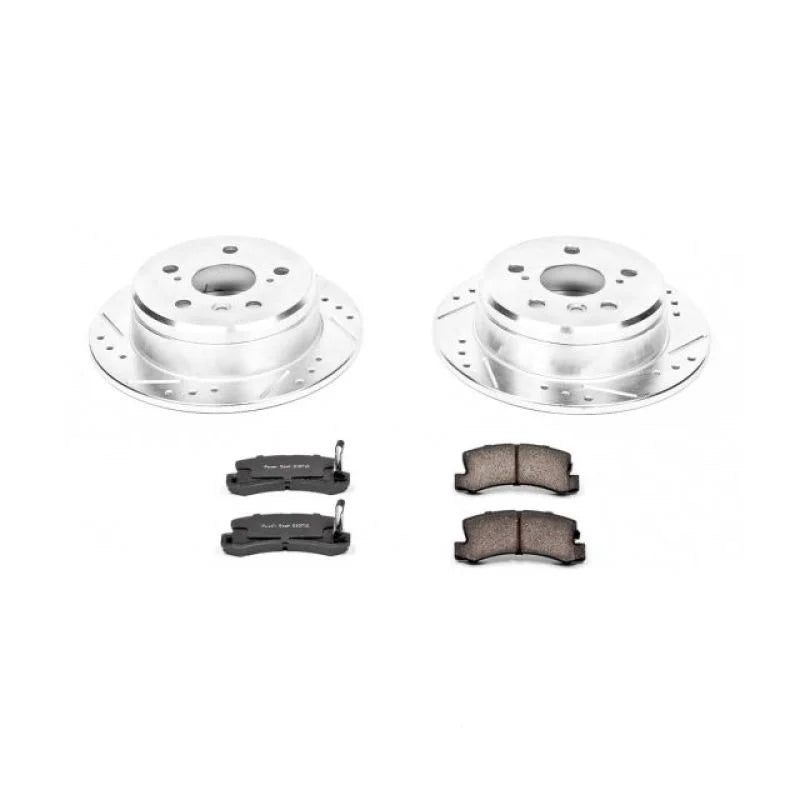 Power Stop Z23 Evolution Sport Brake Kit Rear fits 1997-1999 Lexus ES300 / 1997-1998 Toyota Camry Ce / 1992 Toyota Camry D...
