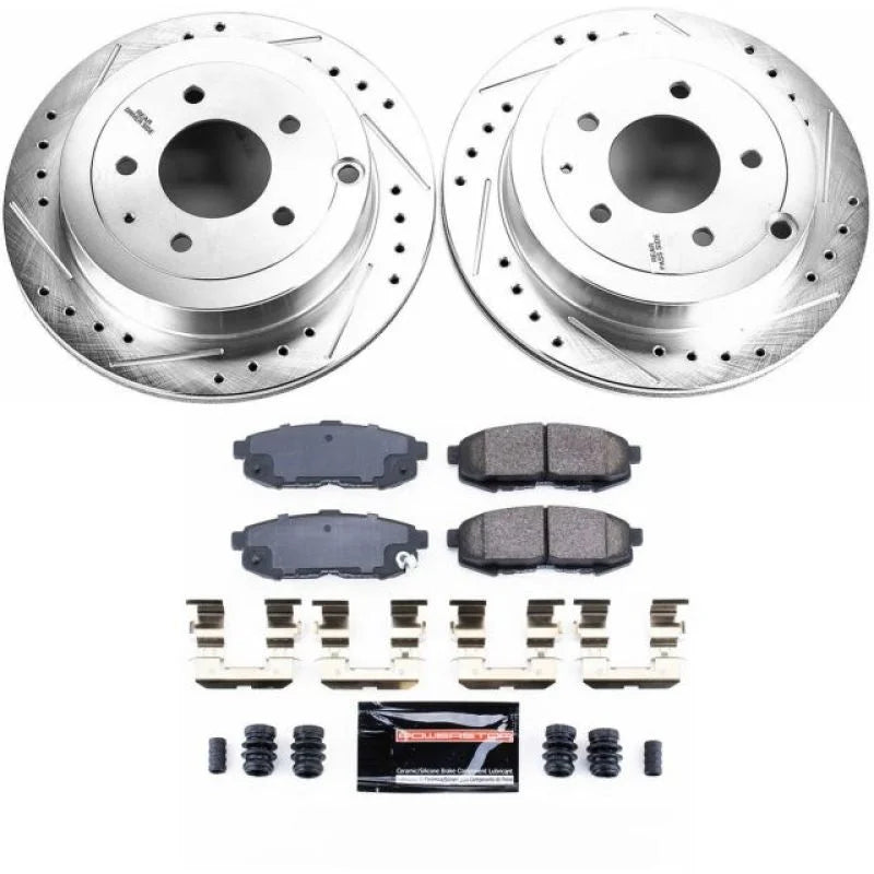 Power Stop Z23 Evolution Sport Brake Kit Rear fits 2004-2006 Mazda MPV / 2004-2006 Mazda MPV ES / 2006 Mazda MPV Lx-sv - M...