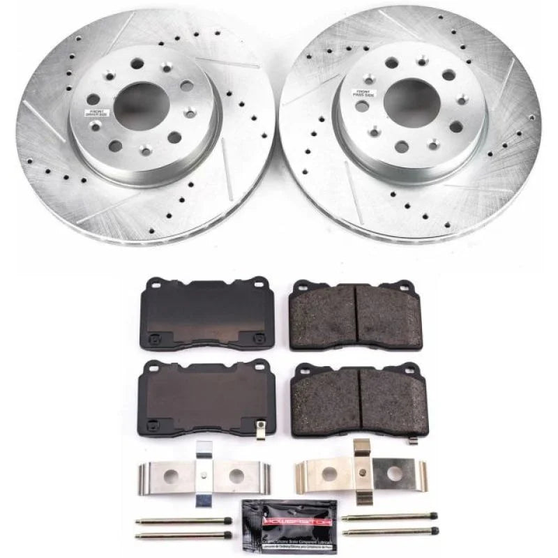 Power Stop Z23 Evolution Sport Brake Kit fits 2014-2019 Cadillac CTS / 2014-2016 Cadillac CTS Performance / 2017-2019 Cadi...