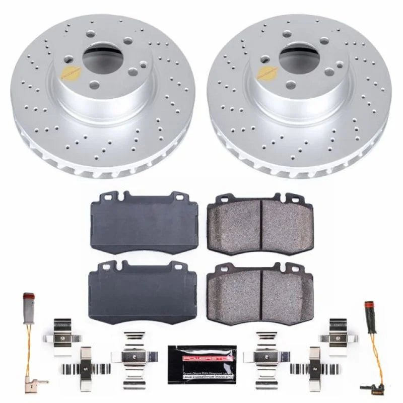 Power Stop Z23 Evolution Sport Coated Brake Kit Front fits 2004-2006 Mercedes-Benz E500 - Main Product View