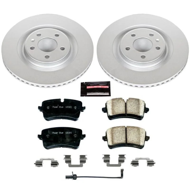 Power Stop Z23 Evolution Sport Coated Brake Kit fits 2012-2018 Audi A6 / 2012-2018 Audi A6 Quattro / 2013-2018 Audi A7 Qua...