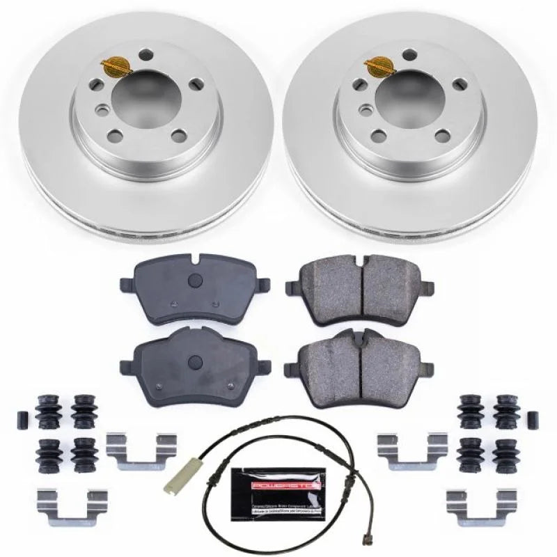 Power Stop Z23 Evolution Sport Coated Front Brake Kit fits Mini Cooper / 2011-2016 Mini Cooper Countryman / 2013-2016 Mini...