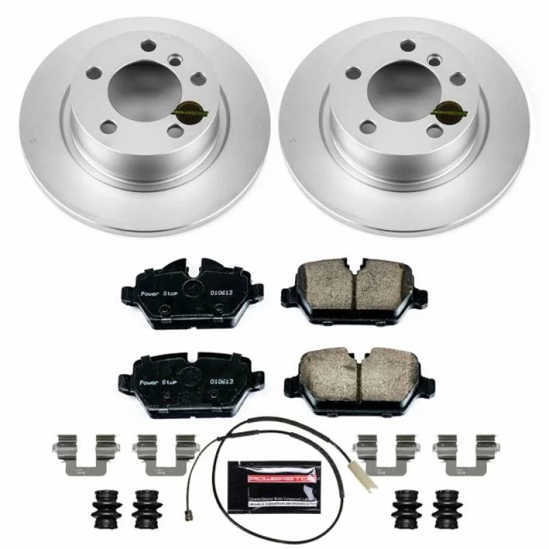 Power Stop Z23 Evolution Sport Coated Rear Brake Kit fits Mini Cooper / 2011-2016 Mini Cooper Countryman / 2013-2016 Mini ...
