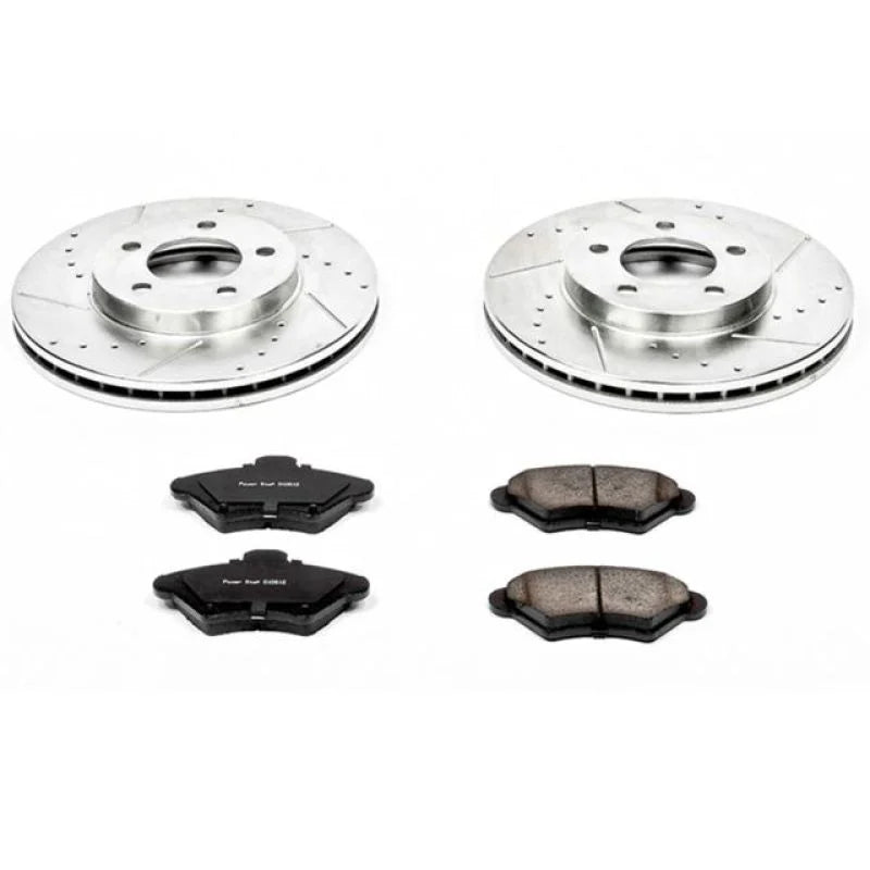 Power Stop Z23 Evolution Sport Front Brake Kit fits 1993-1997 Ford Thunderbird / 1993-1997 Ford Thunderbird LX / 1993-1995...
