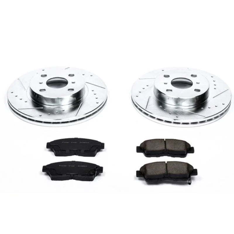 Power Stop Z23 Evolution Sport Front Brake Kit fits 1993-1997 Geo Prizm / 1993-1997 Toyota Corolla / 1997 Toyota Corolla C...