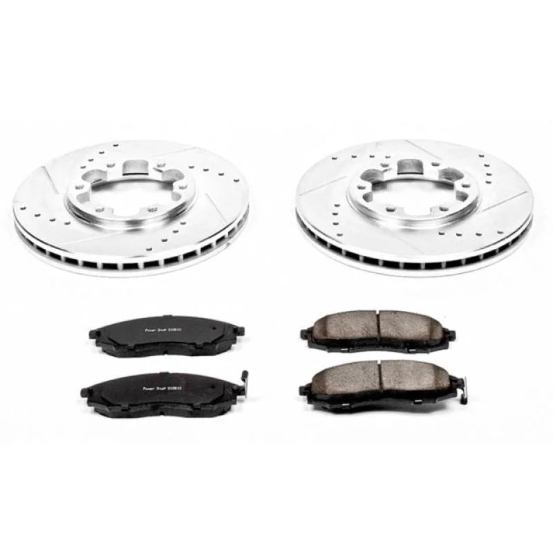 Power Stop Z23 Evolution Sport Front Brake Kit fits 2000-2004 Nissan Frontier / Xterra - Main Product View