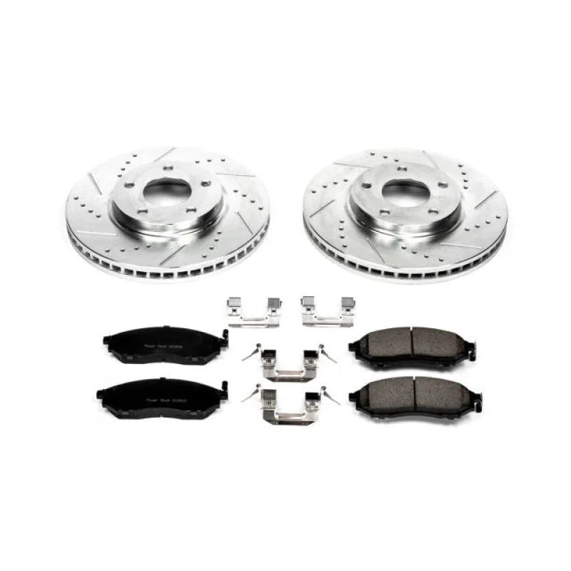 Power Stop Z23 Evolution Sport Front Brake Kit fits 2003-2004 Infiniti M45 / 2002-2006 Infiniti Q45 - Main Product View