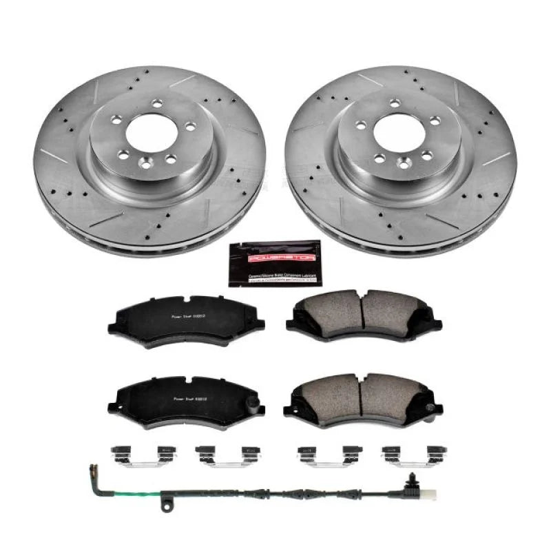 Power Stop Z23 Evolution Sport Front Brake Kit fits Land Rover LR4 / 2011-2016 Land Rover LR4 / 2012-2016 Land Rover LR4 H...
