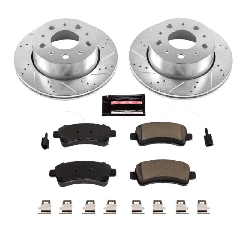 Power Stop Z23 Evolution Sport Rear Brake Kit fits Ram Promaster / 2015-2021 Ram Promaster 1500 / 2016-2021 Ram Promaster ...