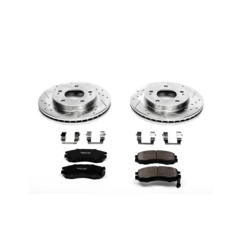 Power Stop Z23 Front Brake Kit fits 2004 2005 Chrysler Sebring / 1995-2003 Chrysler Sebring LX / 1995-2000 Chrysler Sebrin...