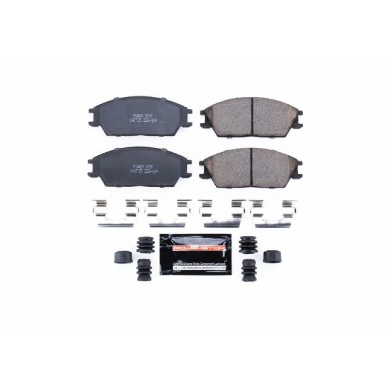 Power Stop Z23 Front Brake Pads w/Hardware fits 1995-2004 Hyundai Accent / 1997-2004 Hyundai Accent GL / 2005 Hyundai Acce...