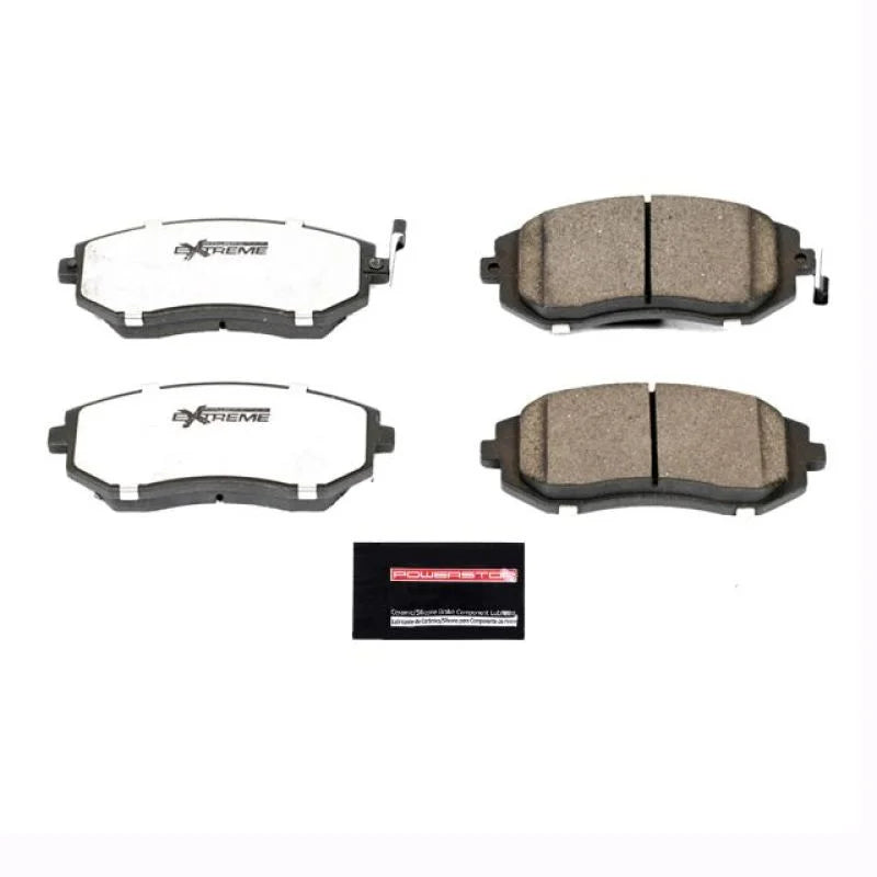 Power Stop Z26 Extreme Street Brake Pads w/Hardware Front fits 2005 2006 Saab 9-2x / 2003 Subaru Baja / 2003-2006 Subaru B...