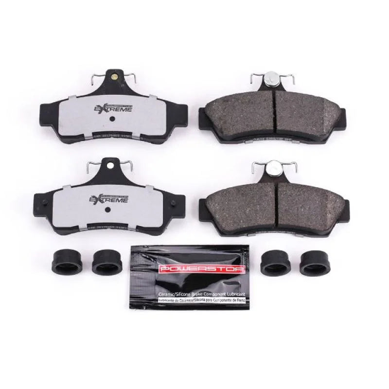 Power Stop Z26 Extreme Street Brake Pads w/Hardware Rear fits 2004-2006 Pontiac GTO - Main Product View