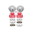 Load image into Gallery viewer, Power Stop Z26 Street Brake Kit w/Calipers Front fits 2005 2006 Saab 9-2x / 2003 Subaru Baja / 2003-2006 Subaru Baja SPORT...