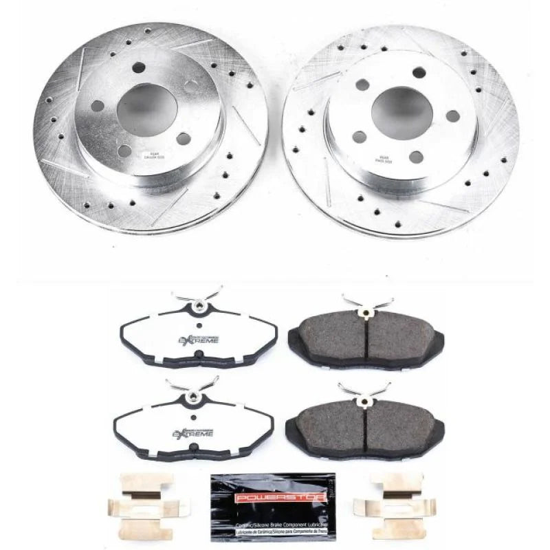 Power Stop Z26 Street Rear Brake Kit fits 1993-1997 Ford Thunderbird / 1993-1998 Lincoln Mark VIII / 1993 Mercury Cougar - Main Product Vie...