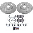 Load image into Gallery viewer, Power Stop Z26 Street Warrior Brake Kit fits 2012-2018 Audi A6 / 2012-2018 Audi A6 Quattro / 2013-2018 Audi A7 Quattro - M...