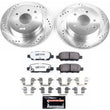 Load image into Gallery viewer, Power Stop Z26 Street Warrior Brake Kit fits 2014-2017 Nissan Juke / 2008-2013 Nissan Rogue / 2014-2015 Nissan Rogue Select