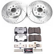 Load image into Gallery viewer, Power Stop Z26 Street Warrior Brake Kit fits 2014-2019 Cadillac CTS / 2014-2016 Cadillac CTS Performance / 2017-2019 Cadil...
