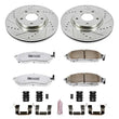 Load image into Gallery viewer, Power Stop Z26 Street Warrior Front Brake Kit fits 2003-2004 Infiniti M45 / 2002-2006 Infiniti Q45 - Main Product View