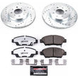 Load image into Gallery viewer, Power Stop Z26 Street Warrior Front Brake Kit fits 2015-2020 Honda Fit EX / 2018-2020 Honda Fit SPORT - Main Product View