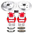 Load image into Gallery viewer, Power Stop Z26 Street Warrior Rear Brake Kit w/Calipers fits 2015-2021 Subaru WRX