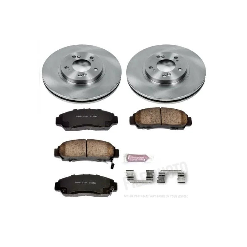 PowerStop Autospecialty Brake Kit Front fits 1999-2004 Acura RL Premium - Main Product View