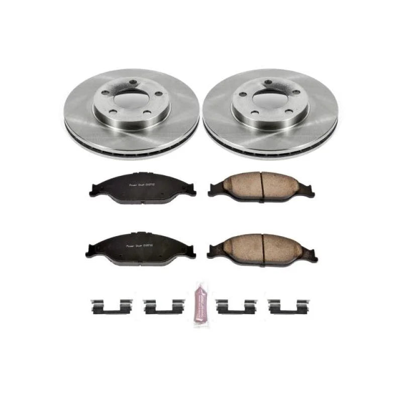 PowerStop Autospecialty Brake Kit Front fits 1999-2004 Ford Mustang - Main Product View