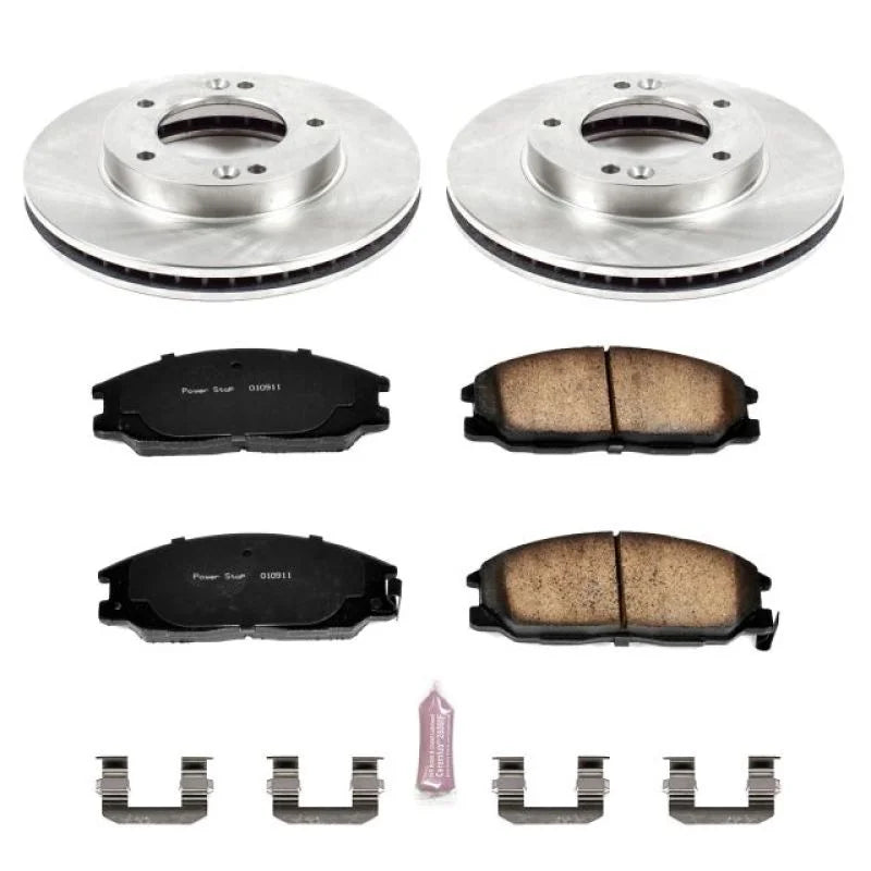 PowerStop Autospecialty Brake Kit Front fits 2003-2006 Kia Sorento EX - Main Product View