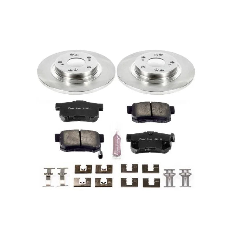 PowerStop Autospecialty Brake Kit Rear fits 2000-2009 Honda S2000 / 2008-2009 Honda S2000 CR - Main Product View