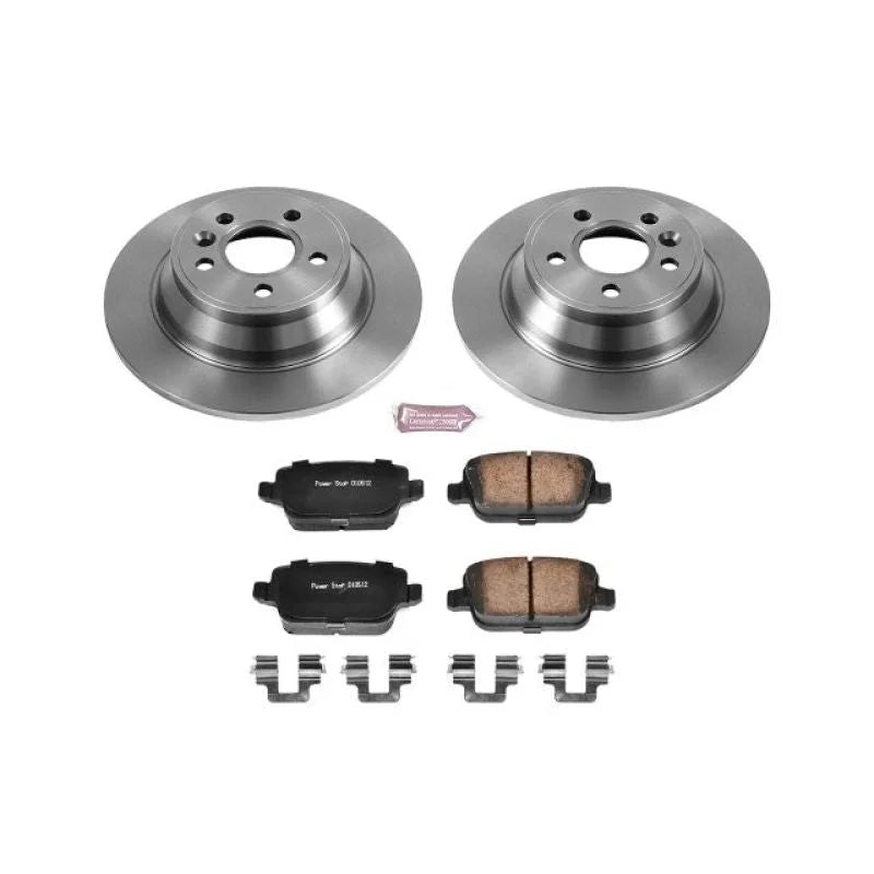 PowerStop Autospecialty Brake Kit Rear fits 2007-2011 Volvo S80 3.2 / 2011 Volvo S80 T6 - Main Product View