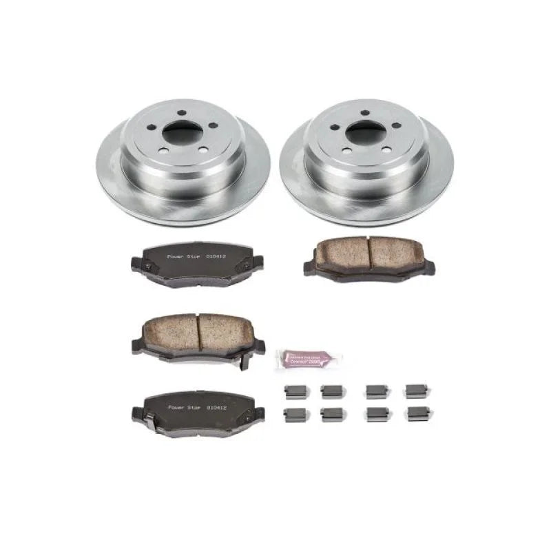 PowerStop Autospecialty Brake Kit Rear fits 2010-2011 Dodge Nitro Detonator / 2007-2009 Dodge Nitro R/T / 2009-2011 Dodge ...