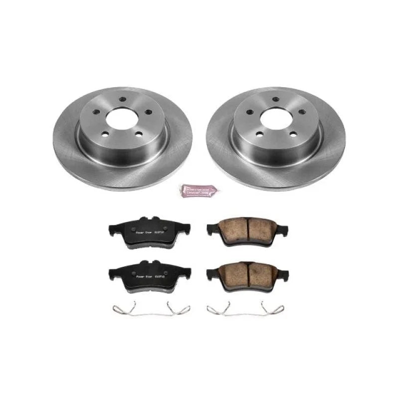 PowerStop Autospecialty Brake Kit Rear fits 2013-2018 Ford C-Max / 2013-2016 Ford Escape / 2014-2018 Ford Transit Connect - Main Product Vi...
