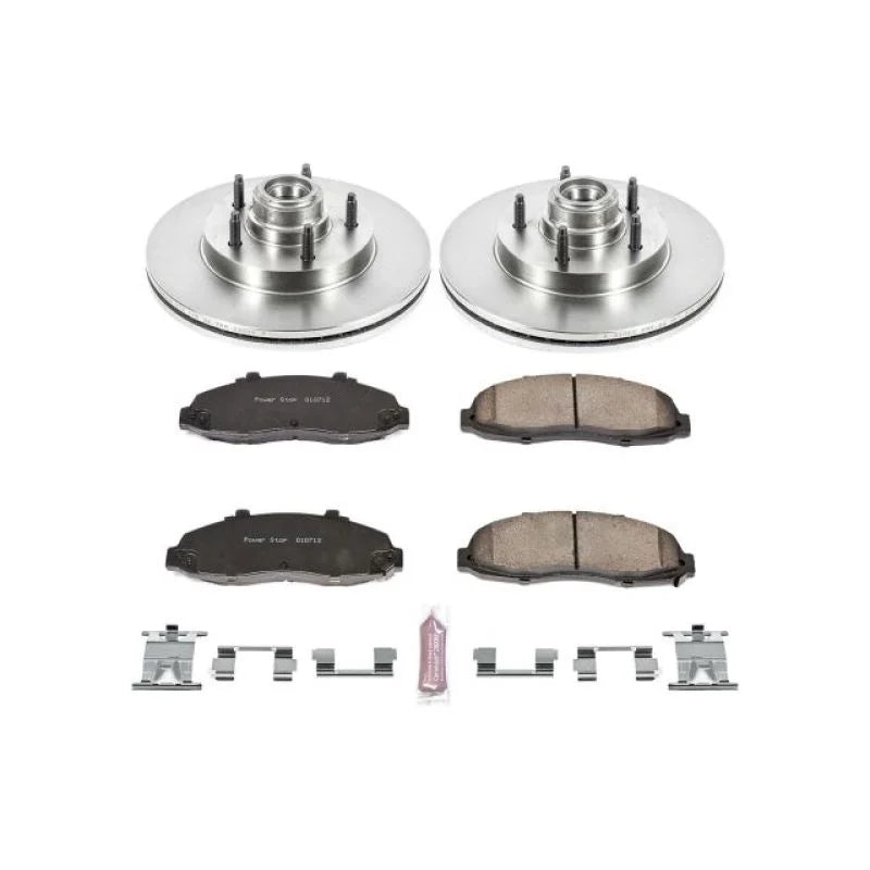 PowerStop Autospecialty Brake Kit fits 1997-2000 Ford F-150 / 2000 Ford F-150 Harley-Davidson Edition - Main Product View