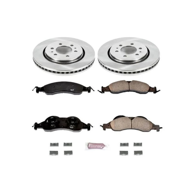 PowerStop Autospecialty Brake Kit fits 2008-2009 Ford Expedition EL KING RANCH / 2007-2009 Ford Expedition Eddie Bauer / 2...