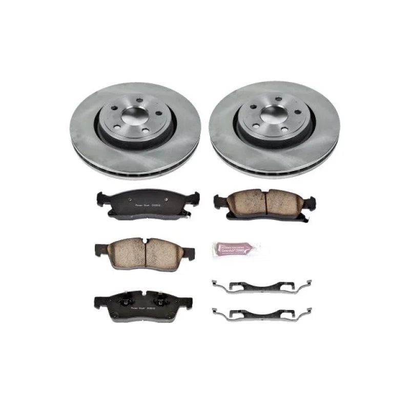 PowerStop Autospecialty Brake Kit fits 2012-2020 Dodge DURANGO / 2011-2020 Dodge DURANGO Citadel / 2011-2013 Dodge DURANGO...