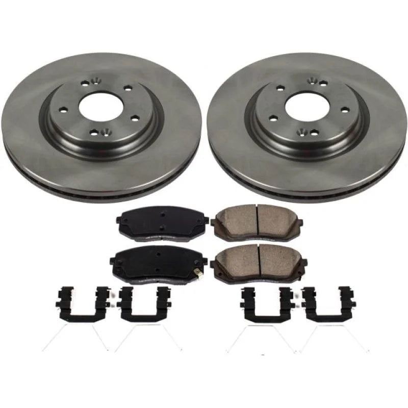 PowerStop Autospecialty Brake Kit fits 2018-2020 Hyundai Elantra GT / 2018-2023 Hyundai Kona / 2022 2023 Hyundai Kona N / ...