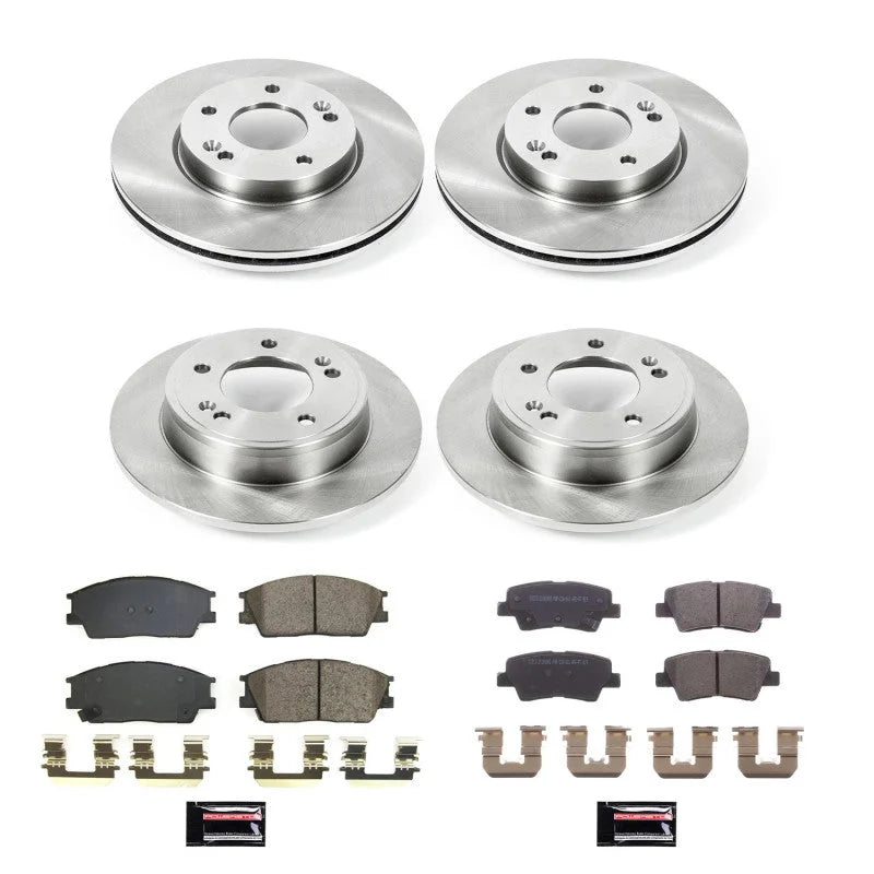 PowerStop Autospecialty Brake Kit fits Hyundai Venue / 2020-2021 Hyundai Venue Denim / 2022-2024 Hyundai Venue LIMITED / 2...
