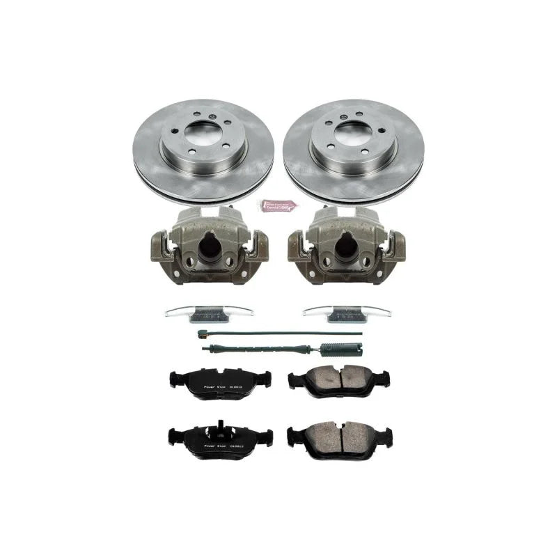 PowerStop Autospecialty Brake Kit w/Calipers Front fits 2001-2002 BMW Z3 COUPE