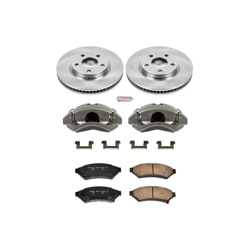 PowerStop Autospecialty Brake Kit w/Calipers Front fits 2005-2009 Buick LaCrosse CX / 2005-2007 Buick LaCrosse Cxs / 2005 ...