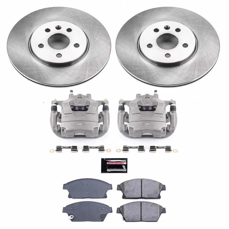 PowerStop Autospecialty Brake Kit w/Calipers Front fits 2013-2017 Buick Encore