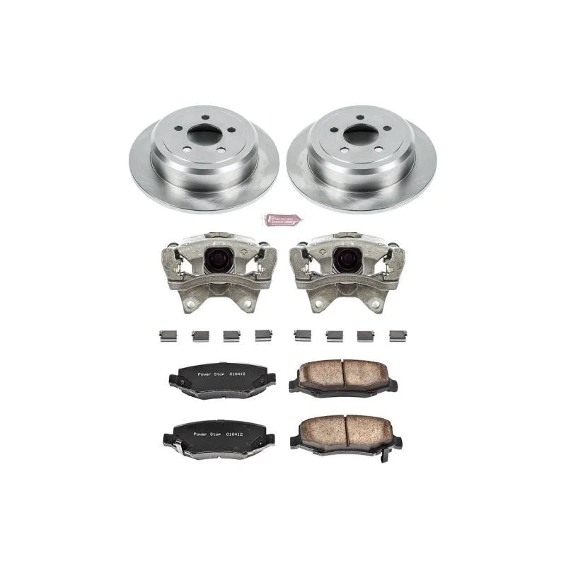 PowerStop Autospecialty Brake Kit w/Calipers Rear fits 2010 2011 Dodge Nitro Detonator / 2007-2009 Dodge Nitro R/T / 2009-...