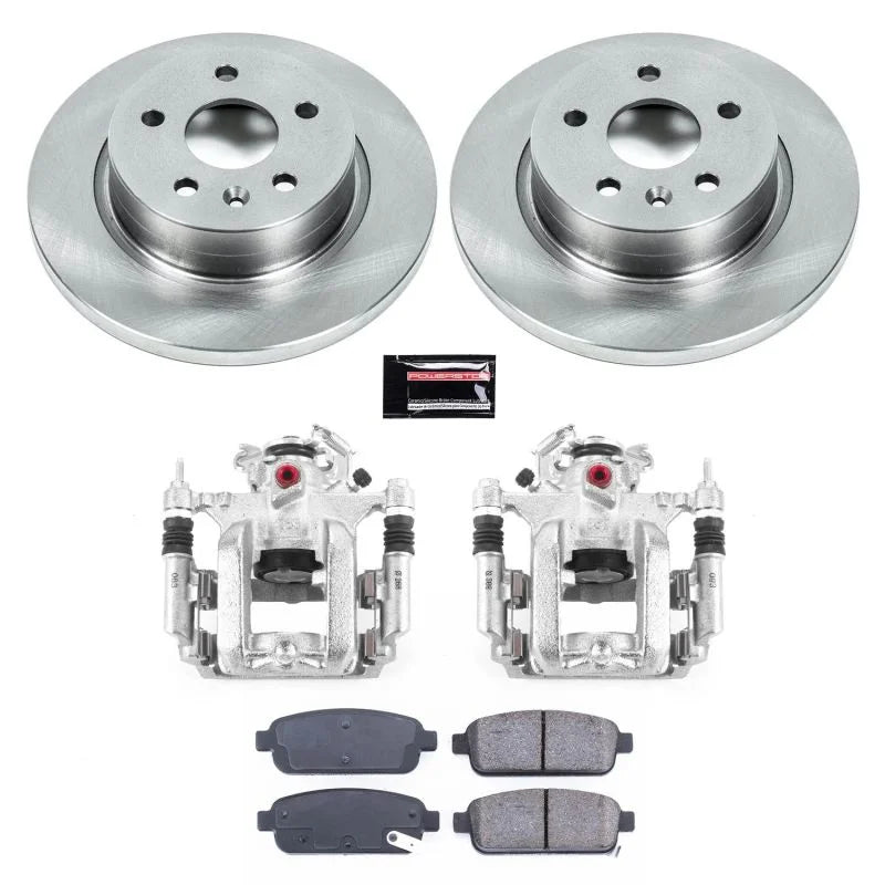 PowerStop Autospecialty Brake Kit w/Calipers Rear fits 2011-2015 Chevrolet Cruze LT / 2016 Chevrolet Cruze LIMITED LT