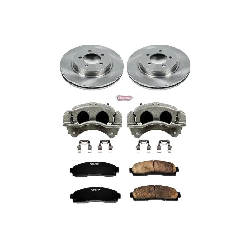 PowerStop Autospecialty Brake Kit w/Calipers fits 2002-2005 Ford Explorer Eddie / 2002-2005 Ford Explorer / 2002-2004 Merc...