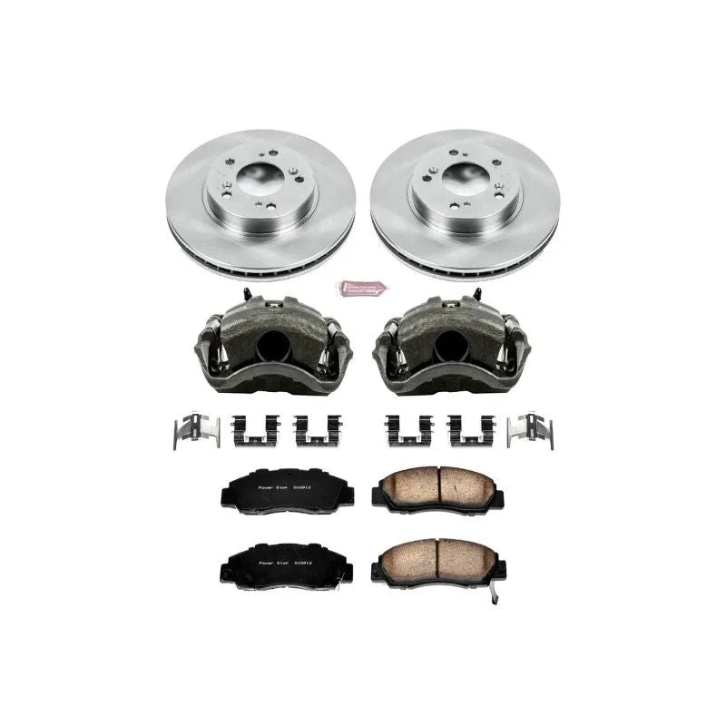 PowerStop Autospecialty Brake Kit w/Calipers fits Acura Integra / 1997-2001 Acura Integra Type / 1998-2001 Honda CR-V EX /...