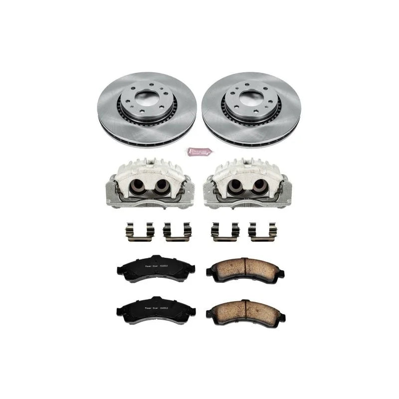 PowerStop Autospecialty Brake Kit w/Calipers fits Buick Rainier / 2004 2005 Buick Rainier Cxl / 2003-2006 Chevrolet SSR / ...