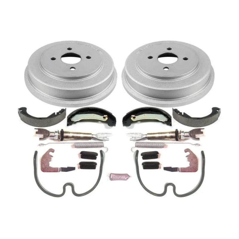 PowerStop Autospecialty Drum Kit Rear fits 2007-2008 Pontiac G5 / 2003-2005 Saturn ION 1 / 2003-2007 Saturn ION 2 - Main P...